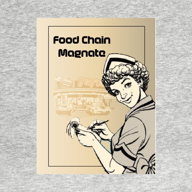 Food Chain Magnate - Board Games Design - Movie Poster Style - Board Game Art by MeepleDesign